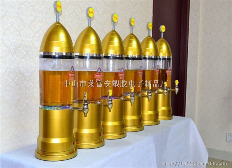 土豪金发光酒炮，啤酒炮，分酒器