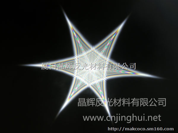 厂家特价供应圣诞灯饰用PVC六角星硬片材料