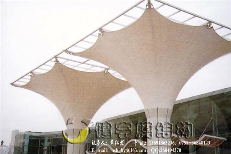 惠来县厂区入口张拉膜结构15817383027