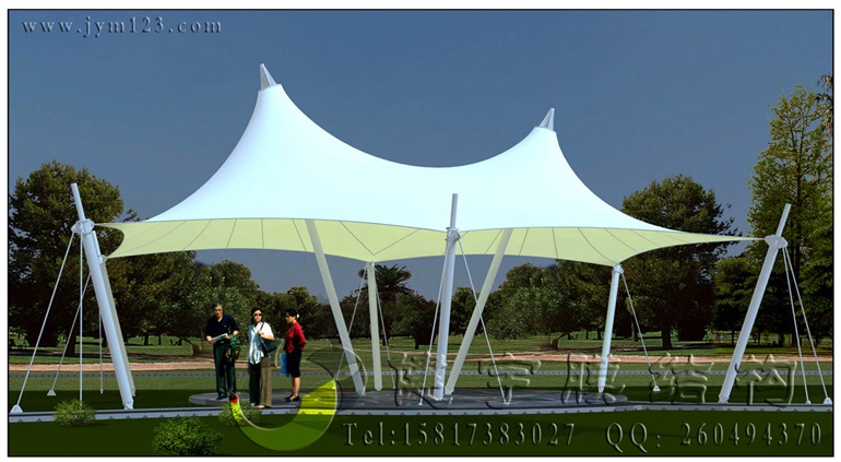 潮州景观张拉膜结构15817383027