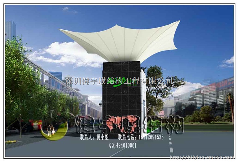 宜章膜结构广场膜结构价格公司厂家