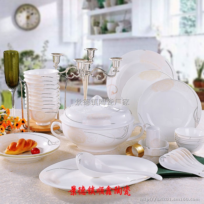 景德镇陶瓷餐具厂定做礼品餐具