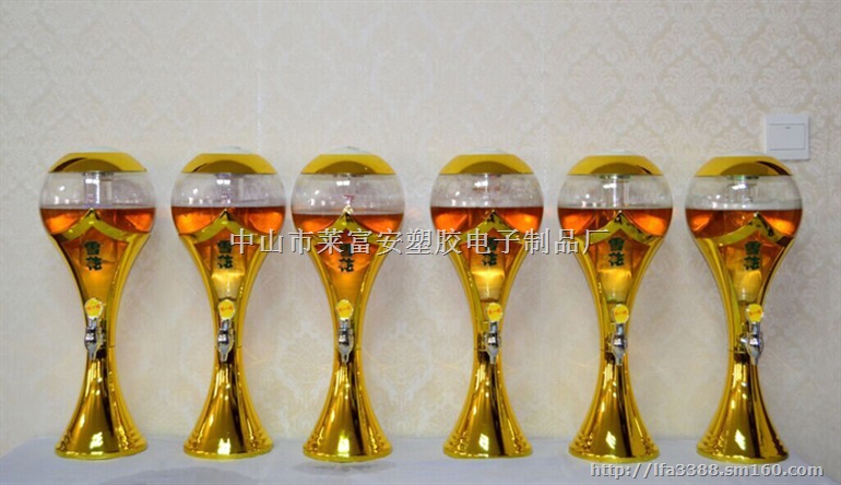 新款土豪金酒炮，啤酒炮，啤酒塔，扎啤酒炮