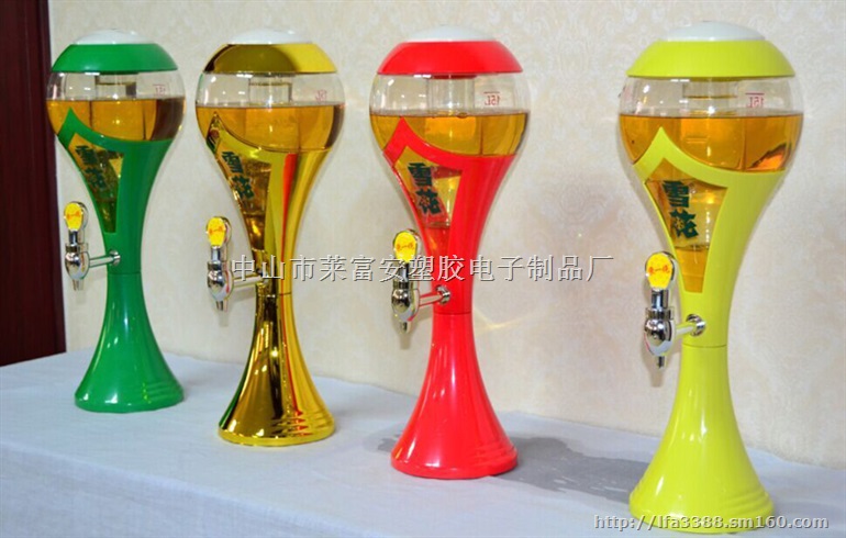 新款土豪金酒炮，啤酒炮，啤酒塔，扎啤酒炮