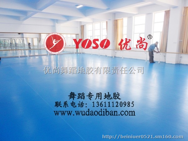 舞蹈培训班的地胶,专业舞蹈房胶地板 舞蹈房专用地板