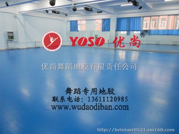 舞蹈练习专用地板，	舞蹈房地胶报价