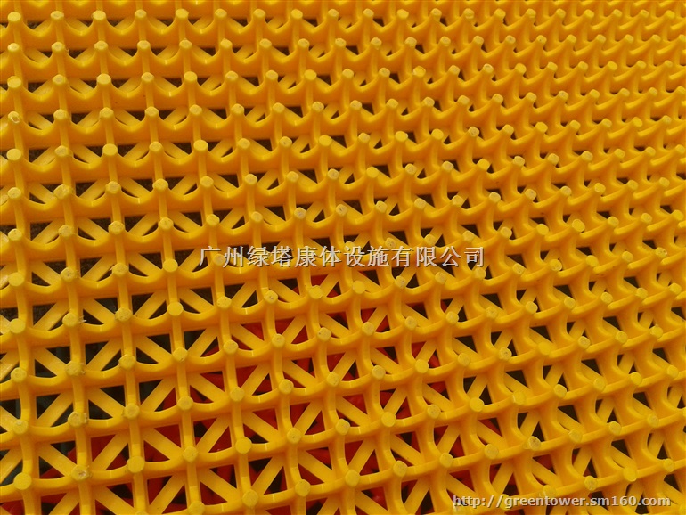 绿塔圆柱方格米格悬浮地板LTYZMG25