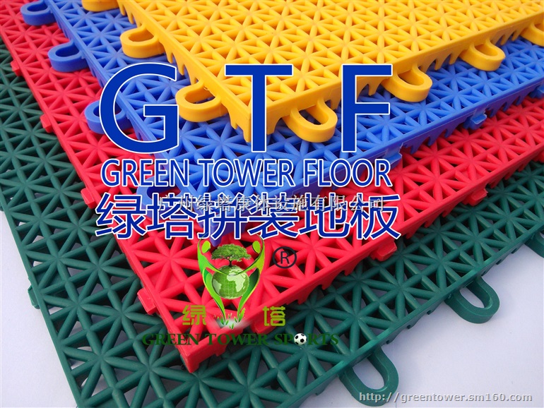 绿塔圆柱方格米格悬浮地板LTYZMG25