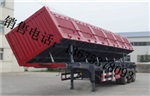 侧翻半挂车  侧翻挂车 集装箱侧翻车