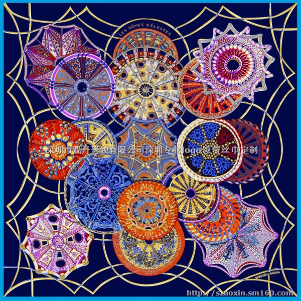 深圳logo丝巾定制 深圳礼品logo丝巾方巾定做