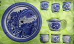 供应功夫茶具陶瓷茶具套装双层陶瓷茶具