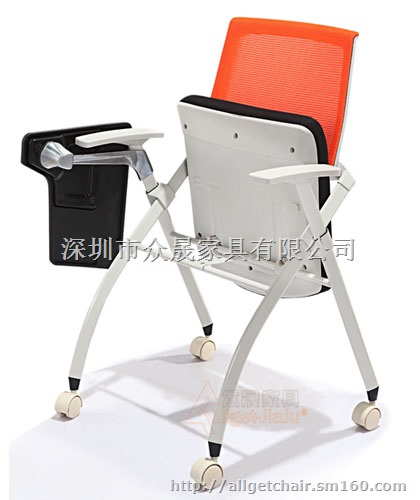 培训中心椅子哪里买 学校学习椅 带写字板椅子定做