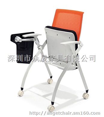 培训中心椅子哪里买 学校学习椅 带写字板椅子定做