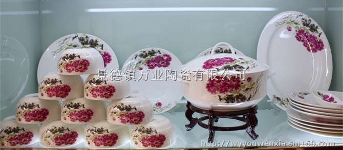陶瓷餐具上哪批发好，景德镇餐具，定做餐具工厂