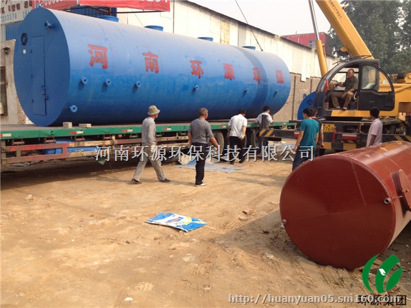 小型洗衣厂污水处理地埋式 循环回用于洗涤