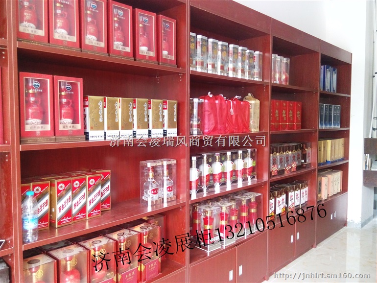 济南木展柜，济南烤漆展柜，山东酒水展柜
