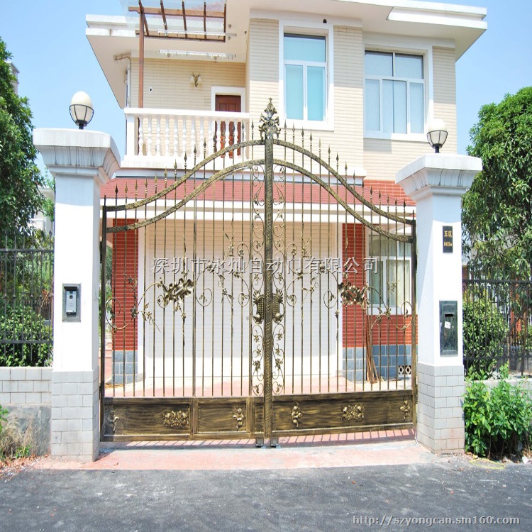 定做铁艺门   智能铁艺门   电动铁艺门