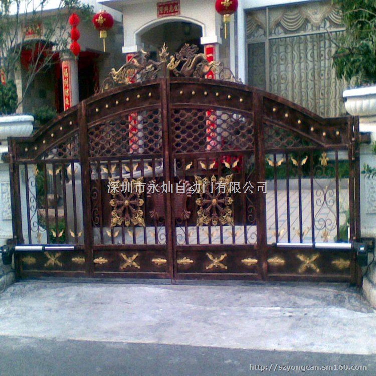 定做铁艺门   智能铁艺门   电动铁艺门