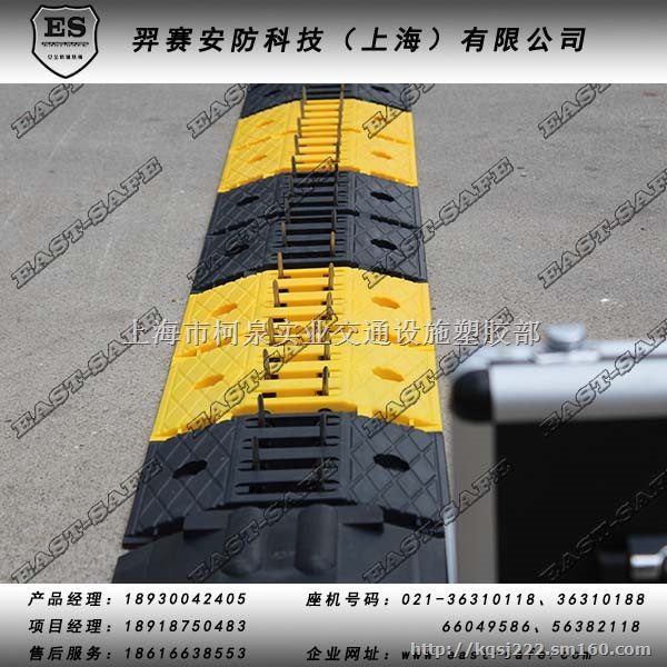 永安市减速坡式路障,6米常规的破胎器/8米路障块