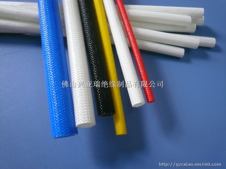 带胶的硅纤管耐温200度黑色18mm