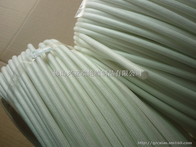 带胶的硅纤管耐温200度黑色18mm