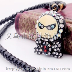 厂家直销 机器人毛衣链 韩国明星饰品批发