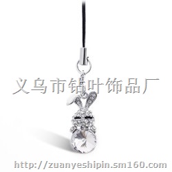 热销货源批发 调皮兔子手机挂件 热卖小饰品