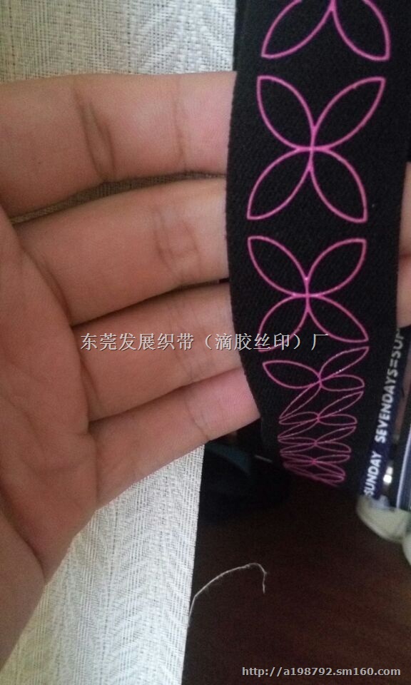 发饰带 头饰带滴胶 橡筋带滴胶 魔术贴滴胶加工