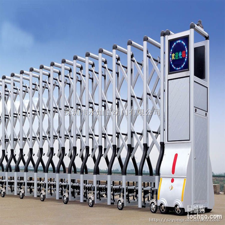 工厂电动伸缩门安装与维修   永灿电动伸缩门批发