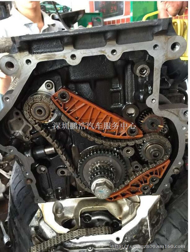 迈腾斯柯达昊锐正时链条涨紧器新款防顶气门