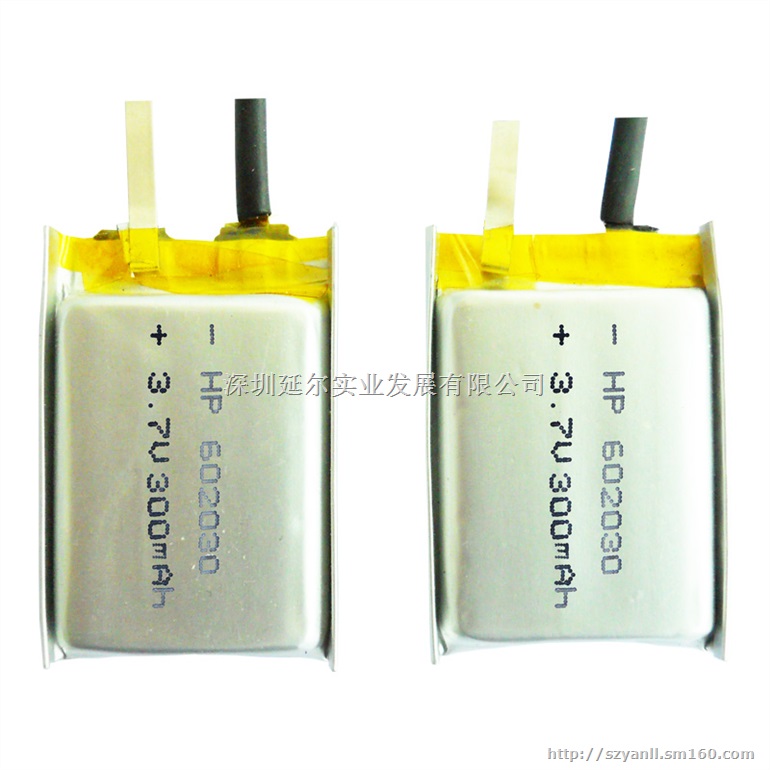数码电池602035 3.7V 300mAh