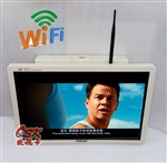 19寸固定式吸顶车载网络视频终端广告机 自带路由器