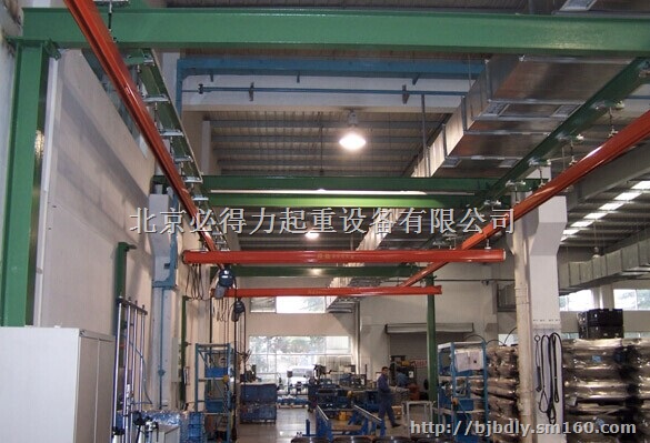 kbk悬挂起重机 手动运行组合轻轨框架式单梁起重机