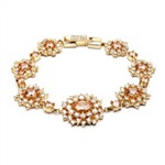 *五彩锆石 复古水晶镶嵌手链独家原创设计手饰品