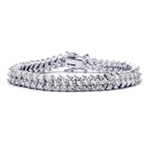 罗马锆石水晶手链 七夕情人节礼物