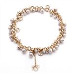 纯手工珍珠单排手链 七夕情人节礼物