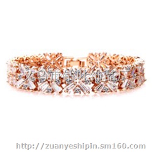 罗马水晶锆石手链饰品 七夕情人节礼物