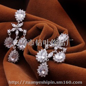 奢华新娘结婚耳钉 七夕情人节礼物