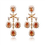 奢华新娘结婚耳钉 七夕情人节礼物