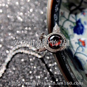 镶锆石天使翅膀时尚项链吊坠 七夕情人节礼物