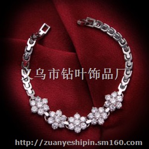 微镶锆石手链 七夕情人节礼物 个性时尚