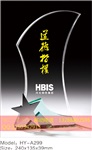漳州水晶奖杯厂家，漳州企业优秀经理水晶奖杯定做
