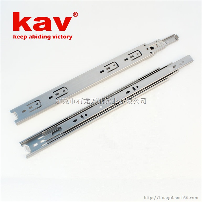 kav38宽不锈钢钢珠滑轨抽屉滑轨