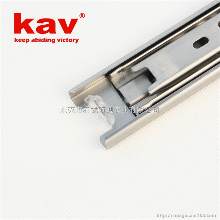 kav38宽不锈钢钢珠滑轨抽屉滑轨