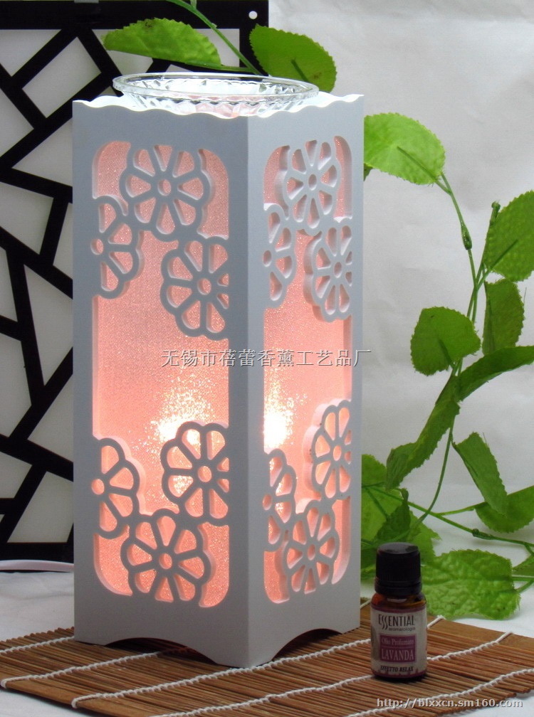 S8轮花长筒香熏灯创意台灯婚庆护眼香薰灯精油SPA