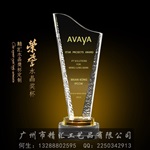 湖北水晶奖杯厂家，湖北优秀员工水晶奖杯定做