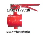 手柄沟槽蝶阀（D81X）