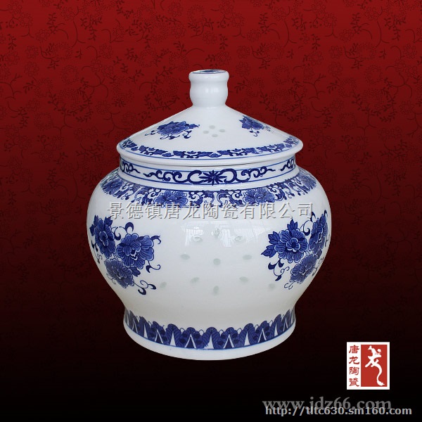 青花瓷茶叶罐高档茶叶包装罐礼品罐子厂家