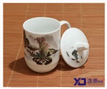 陶瓷茶杯 青花瓷茶杯 订制陶瓷杯子厂家