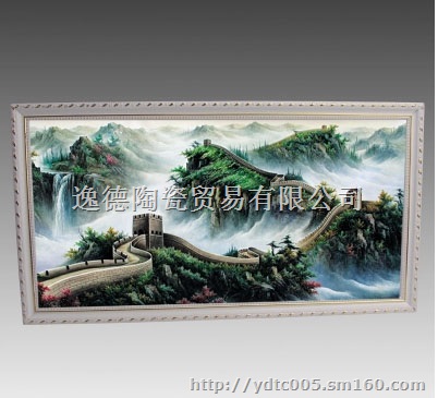 陶瓷壁画 手绘高档瓷板画 清明上河图瓷板画
